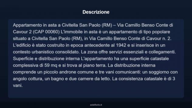 Immobile in asta di 59 m² in vendita a Civitella San Paolo - Foto 5