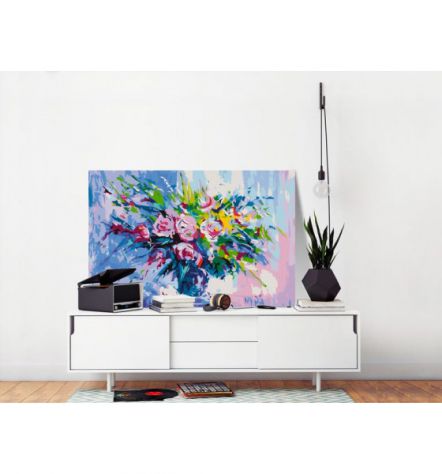 Quadro Fai Da Te 60x40 Cm. Floreal N. 18 Arredalacasa Spedizione Gratis - Foto 2