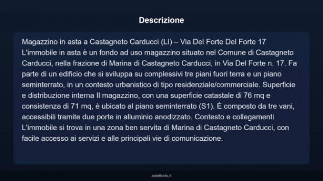 Immobile in asta di 76 m² in vendita a Castagneto Carducci - Foto 5