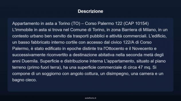 Immobile in asta di 47 m² in vendita a Torino - Foto 17