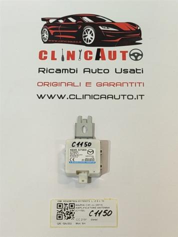 AMPLIFICATORE ANTENNA MAZDA CX-5 Serie KD45675D4 X1T65072 SH (1216)