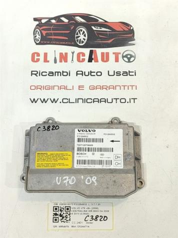 CENTRALINA AIRBAG VOLVO V70 3° Serie 0285010372 P31264932 D5244T14 (0716)