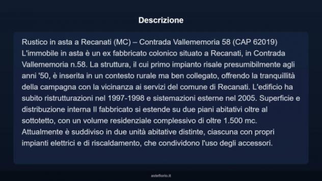 Immobile in asta di 300 m² con più di 5 locali in vendita a Recanati - Foto 3