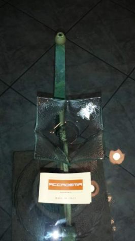 Posacenere in vetro e argento - Foto 2