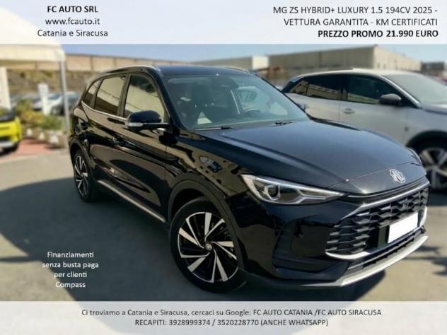 Mg ZS 1.5 Hybrid+ Luxury 194cv 2025 - PARI AL NUOVO