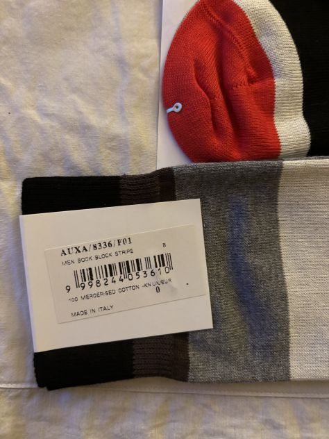 1 PAIO DI CALZE NUOVE DA UOMO FIRMATE ORIGINALI”PAUL SMITH”MADE IN ITALY TAGLIA - Foto 10