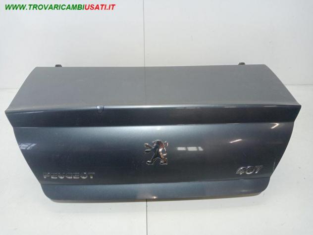 PORTELLO POST. GRIGIO AZZURRO MET. 1 BULLINO  999-U1560382 Carrozzeria  Lamierati esterni  Cofano  Cofano ant. PEUGEOT - 407 4 PORTE / SW - 2004  2008