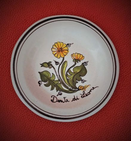 Piatti decorativi in ceramica, vintage, smaltati e decorati a mano - Foto 3