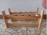2 cantinette per bottiglie in abete