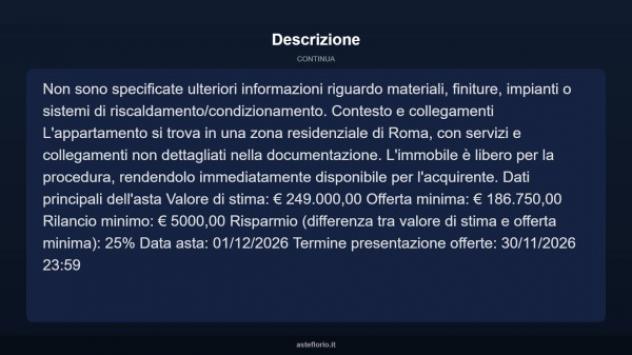 Immobile in asta di 104 m² in vendita a Roma - Foto 7
