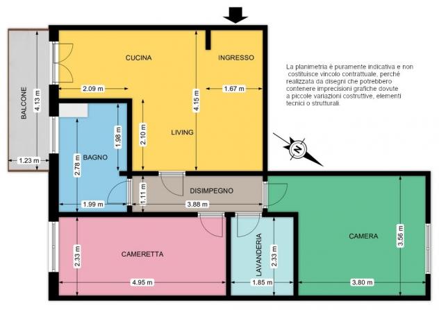 Trilocale perfettamente ristrutturato - Foto 19