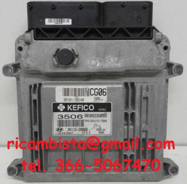 Hyundai i20 1.4 benzina 2009 centralina motore 39115-2B060