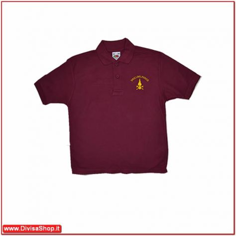 POLO BAMBINO LOGO FIAMMA VIGILI DEL FUOCO UNISEX