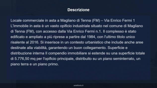 Immobile in asta di 5776 m² in vendita a Magliano di Tenna - Foto 10