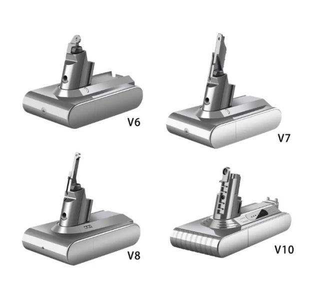 Batteria per Dyson V11/V15 Click-in 25,2V 98,28Wh LED porta ricarica BMS - Foto 6