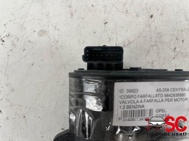 Corpo Farfallato Opel Corsa F 1.2 Benzina 9842936880 - 39923 - Foto 3