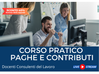 Corso Paghe e Contributi in diretta web