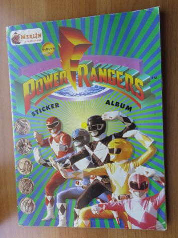 ALBUM POWER REANGERS DELLA MERLIN - MANCANO 49 FIGURINE -