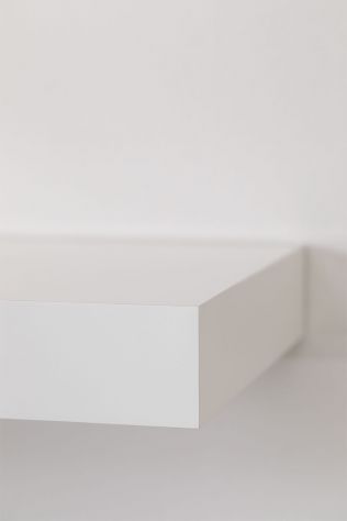 Mensola in legno laccato bianco 3 mt - Foto 3