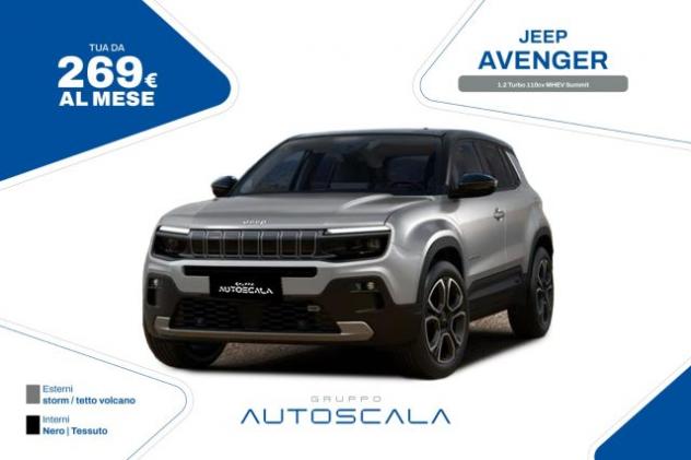 JEEP Avenger 1.2 Turbo 110cv MHEV Summit rif. 24130736