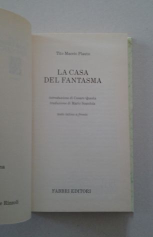 PLAUTO - La casa del fantasma - Foto 2