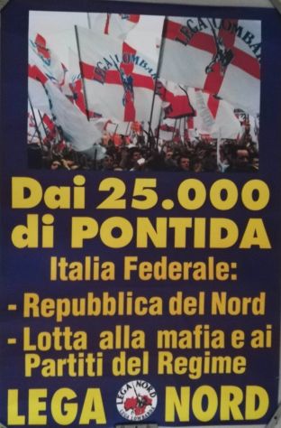 Volantino Lega Lombarda - Lega Nord Umberto Bossi a Legnano - Foto 10