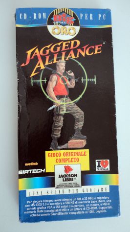 Jagged Alliance ITALIANO,PC (big games oro) vintage