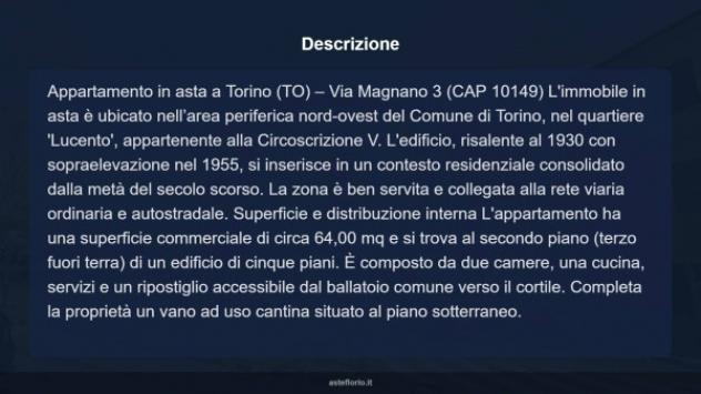 Immobile in asta di 64 m² in vendita a Torino - Foto 8