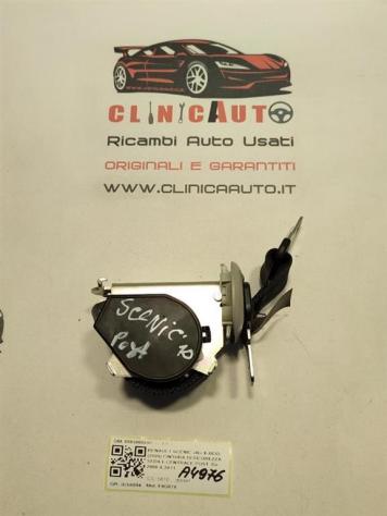 CINTURA DI SICUREZZA POSTERIORE CENTRALE RENAULT Scenic X MOD 888500009R K9K836 (09) - Foto 4