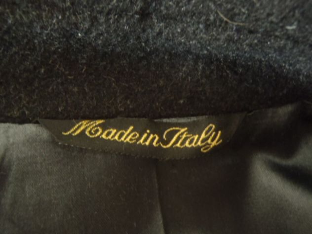 Cappotto uomo lana nero - Foto 7