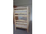letto a castello in pino grezzo