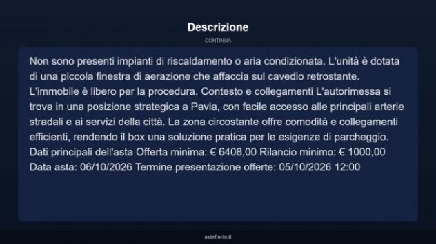 Immobile in asta di 28 m² in vendita a Pavia - Foto 7
