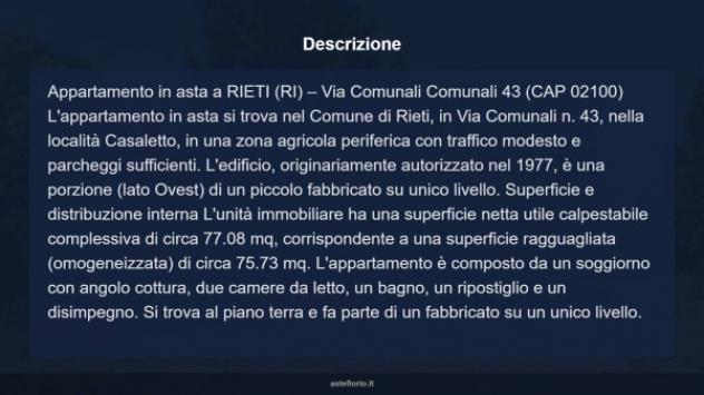 Immobile in asta di 75 m² in vendita a Rieti - Foto 12