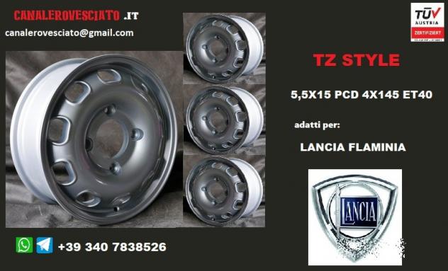 Cerchi tz 5,5x 15 4x145 et40 lancia flaminia