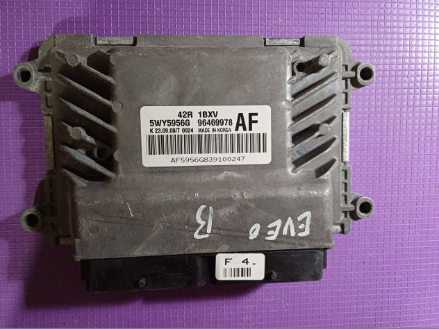 Centralina SIEMENS 5WY5956G CHEVROLET (DAEWOO) AVEO T250 1.2 62kw 96469978 Chev - Foto 7