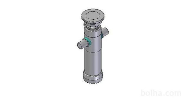 -CILINDRO TELESCOPICO STANDARD/SFERA 2 SFILATE 3,5 TONNELLATE