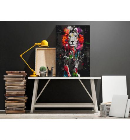 Quadro Fai Da Te 40x60 Cm. Animali N.4 ARREDALACASA Spedizione Gratis - Foto 2