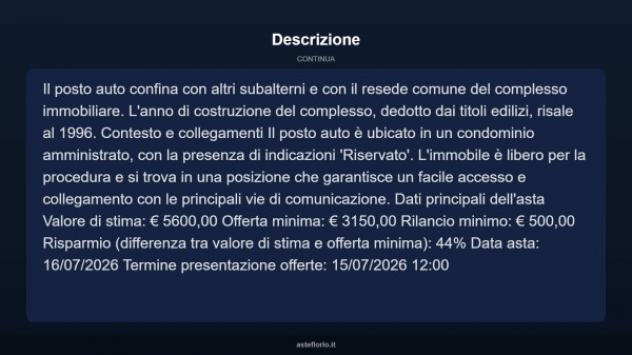 Immobile in asta di 21 m² in vendita a Viareggio - Foto 9