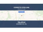 Immobile in asta di 142 m², box auto in vendita a Cerreto d'Esi