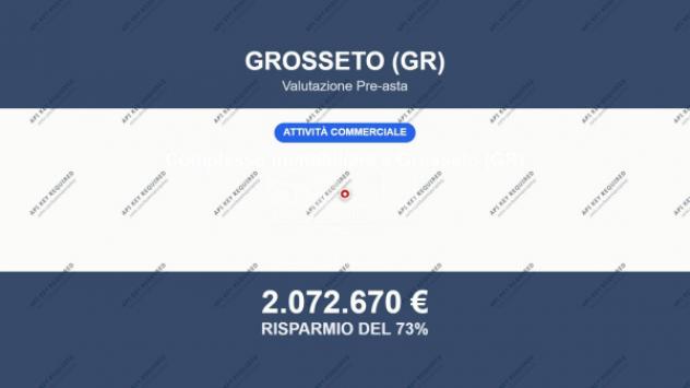 Immobile in asta di 6550 m² in vendita a Grosseto