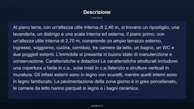 Immobile in asta di 173 m² con più di 5 locali e box auto doppio in vendita a Taglio di Po - Foto 17