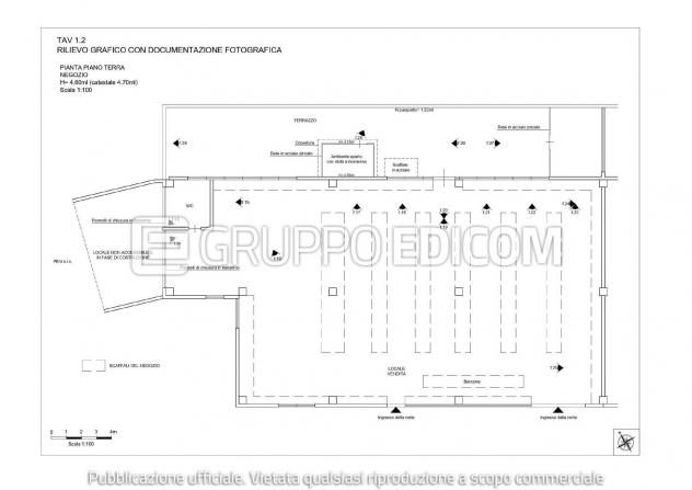 Negozi, botteghe di 846.22 mq in vendita a Manziana - Rif. 4555387