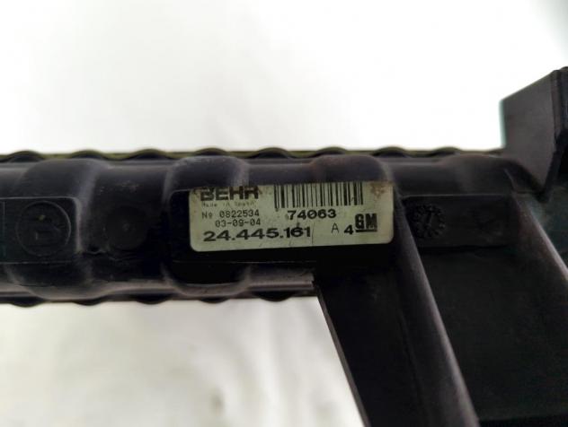 24445161 RADIATORE ACQUA OPEL CORSA C 1.2 B 59KW 5M 5P (2004) RICAMBIO USATO - Foto 4