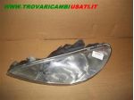 PROIETTORE S.CON LAMPADINE MONO PARABOLA PEUGEOT 206 3 porte / 5 porte / CC &hellip;