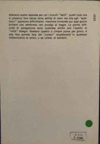Trucchi e magia con le carte di Mariano Volpi; Editore: De Vecchi, 1981 perfetto - Foto 5