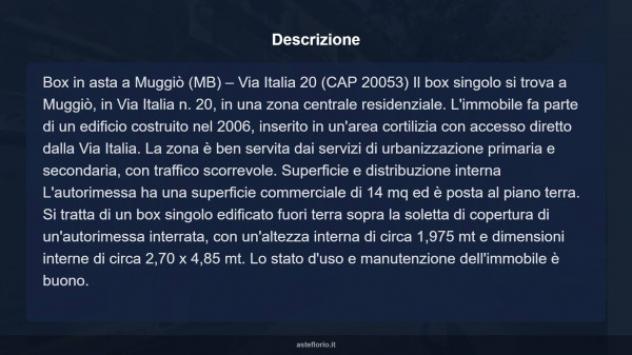 Immobile in asta di 14 m² in vendita a Muggiò - Foto 9
