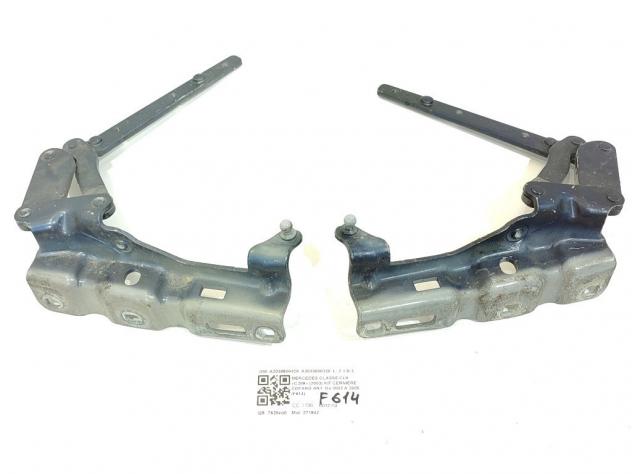 CERNIERE COFANO ANTERIORE DX E SX MERCEDES CLK Coupé W209 A2038800428 A2038800328 271942 (02) - Foto 2