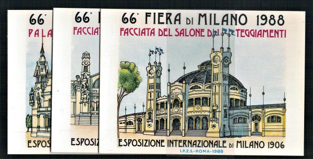 66^ FIERA DI MILANO 1988 + 6 CARTOLINE - Foto 3