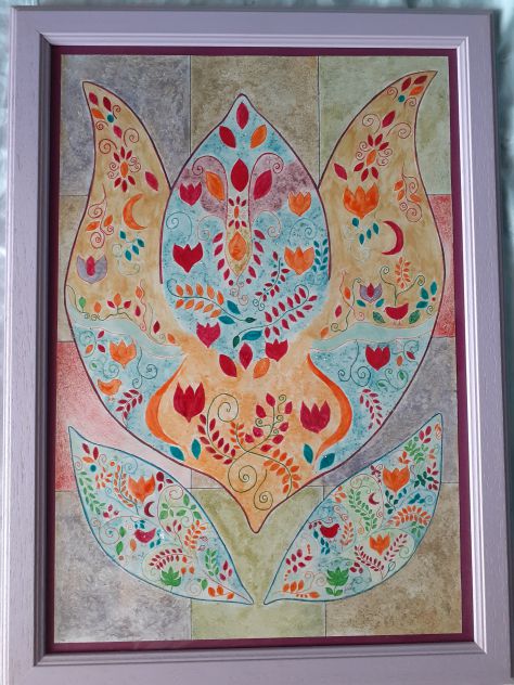 Quadro "Fiore orientale" - Foto 2