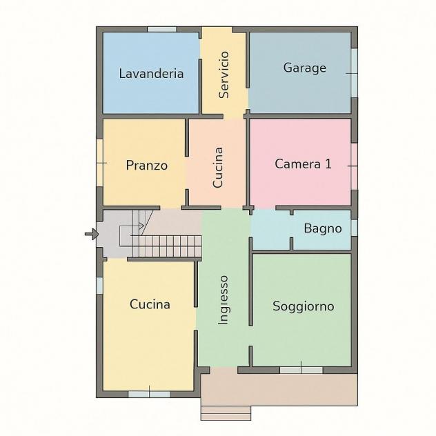 “La casa delle 2 dimore” con 2 appartamenti e parchetto alberato - Foto 20